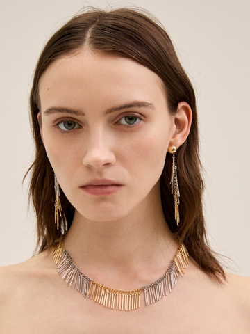 COLLANA E ORECCHINI FRANGE 