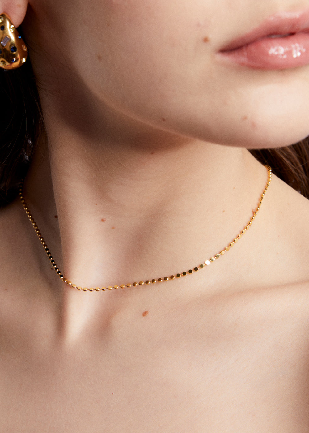 Nalí THIN GOLD NECKLACE