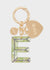 ALPHABET KEYCHAIN IN RESIN + LETTER