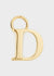 ALPHABET CHARM GOLD + LETTERS