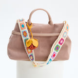 CROICHET SHOULDER STRAP WHITE/MIX