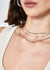 MULTISTRAND NECKLACE S.STEEL SILVER