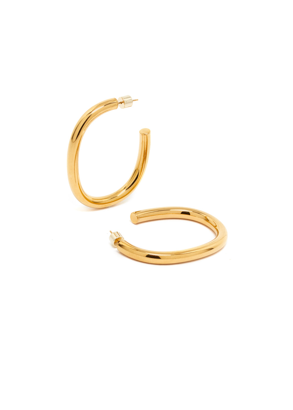 Nalí EARRINGS NINA HALF-HOOP GOLD COLOR