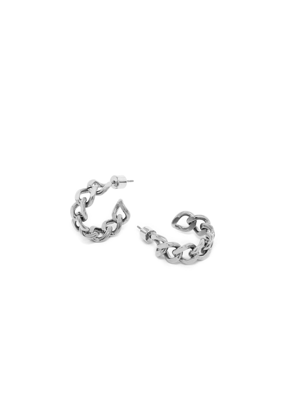 Nalí SILVER ISA CHAIN EARRINGS