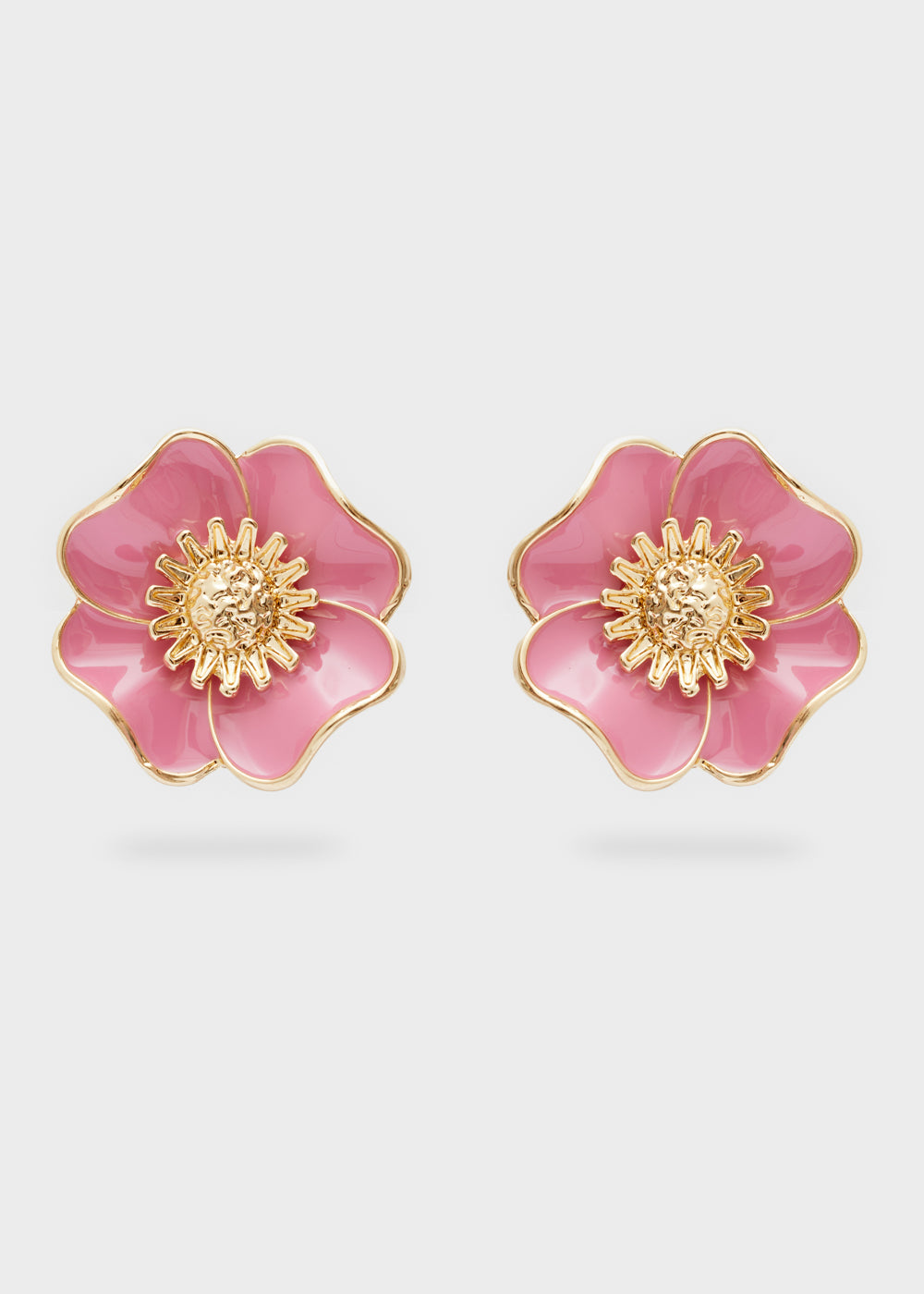 Nalí FLOWER LOBE ENAMEL EARRINGS + COLORS