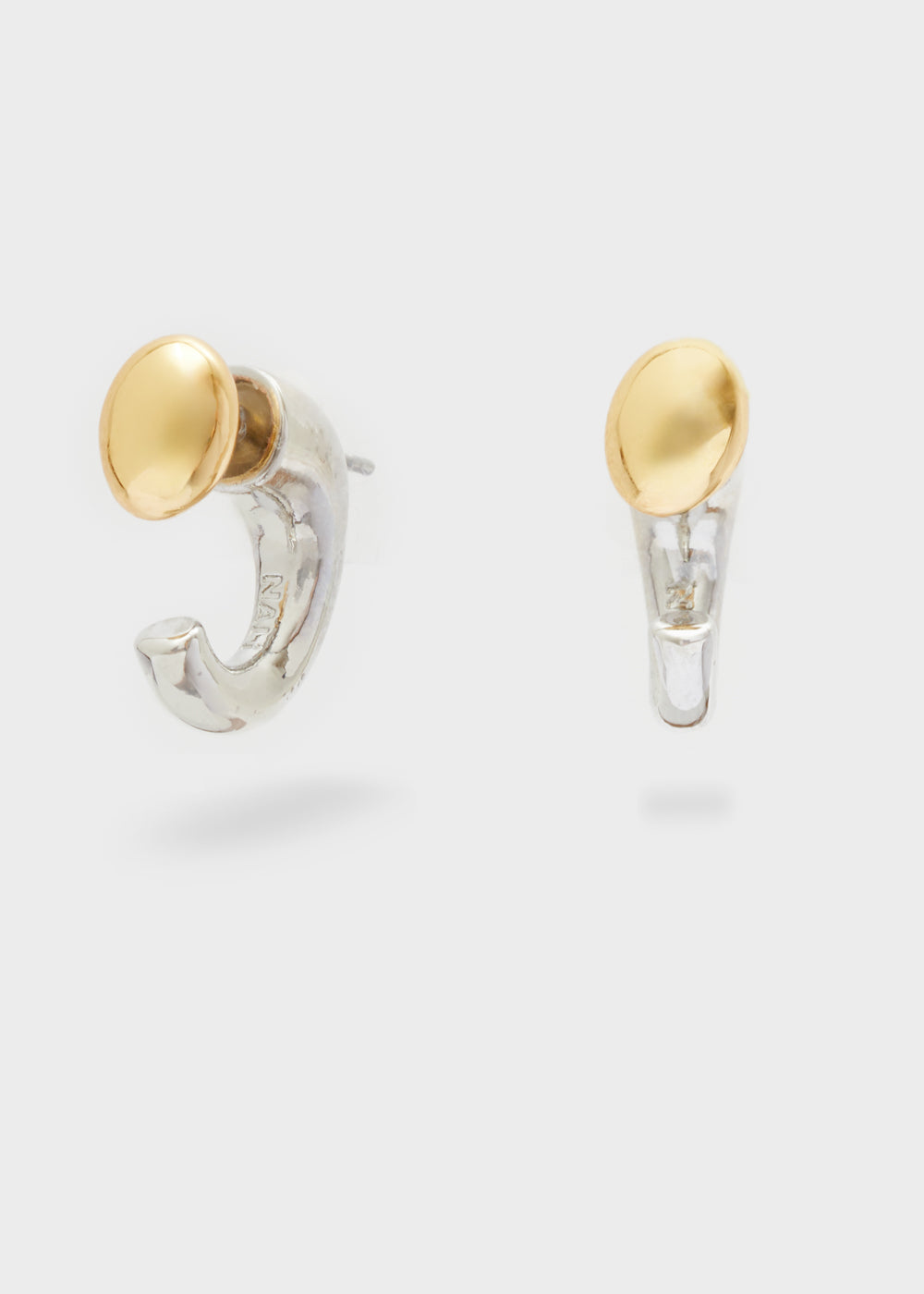 Nalí 2 PIECES LOBE EARRINGS GOLD/SILVER