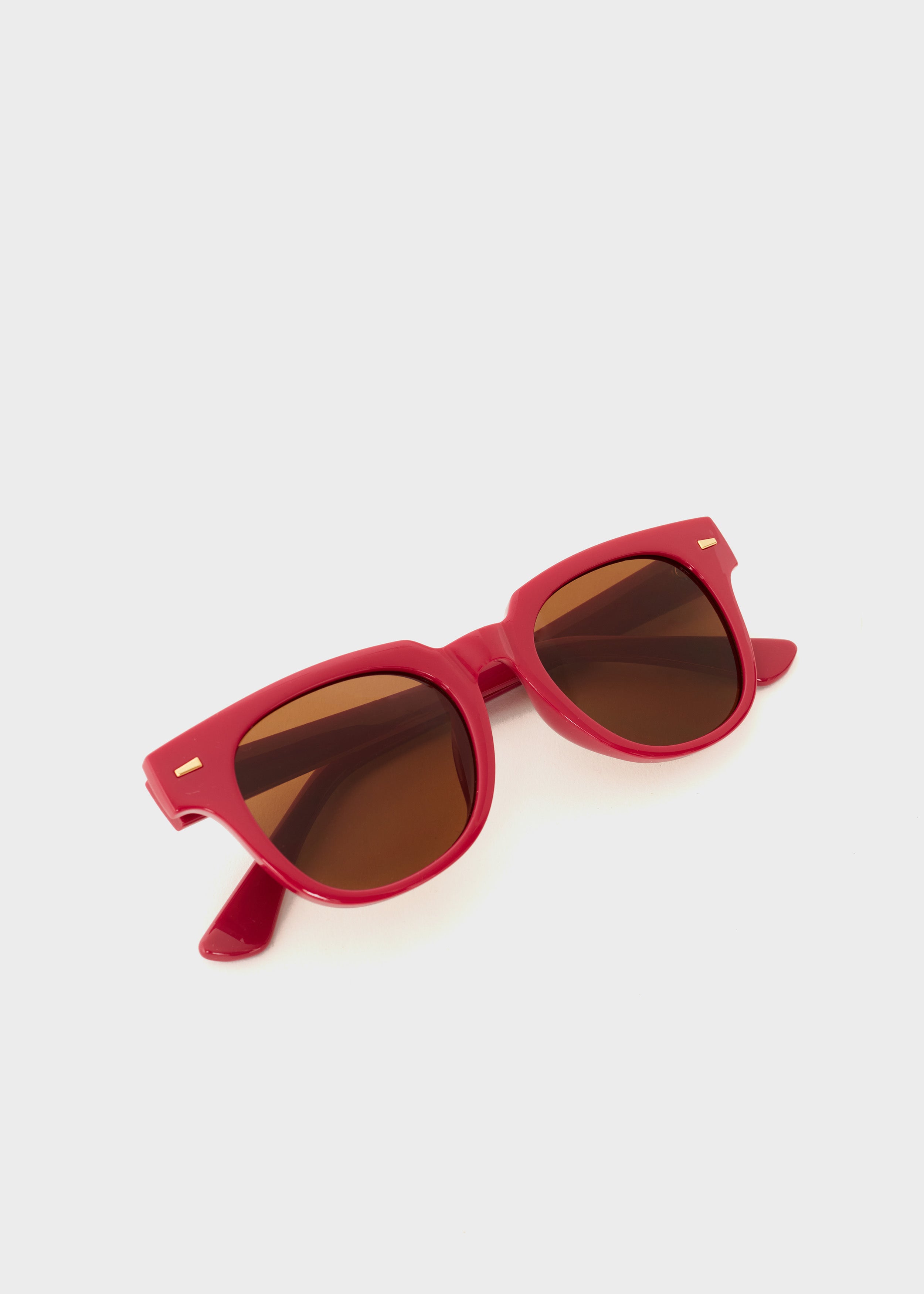 Nalí LEO ROUND FUSHIA SUNGLASSES