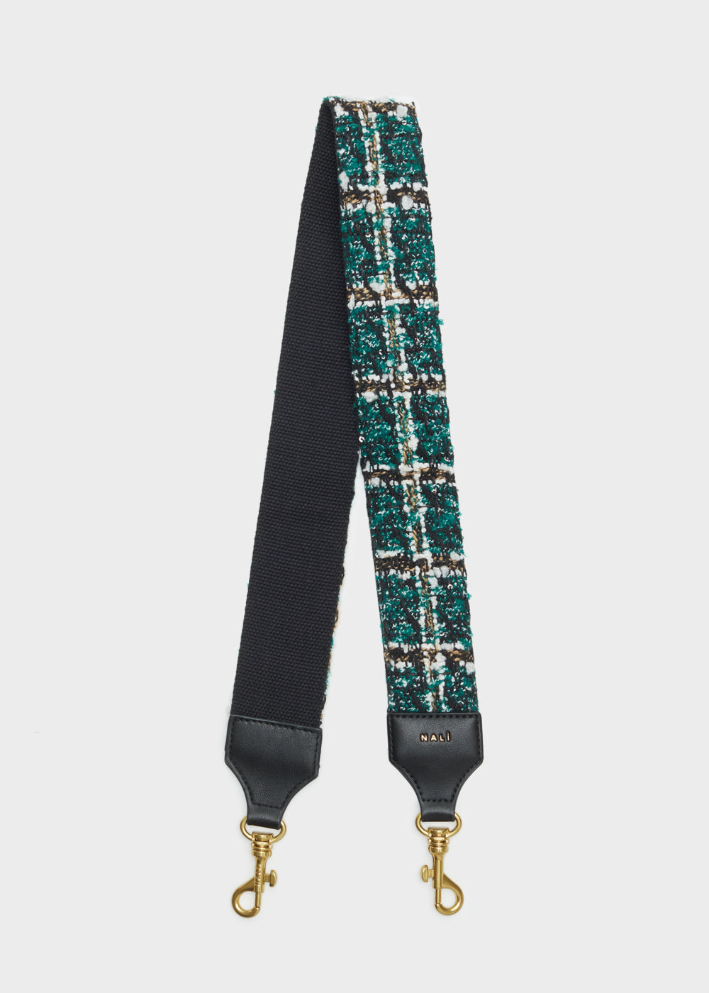 Nalí ALMA STRAP W/ GREEN CHECK FABRIC