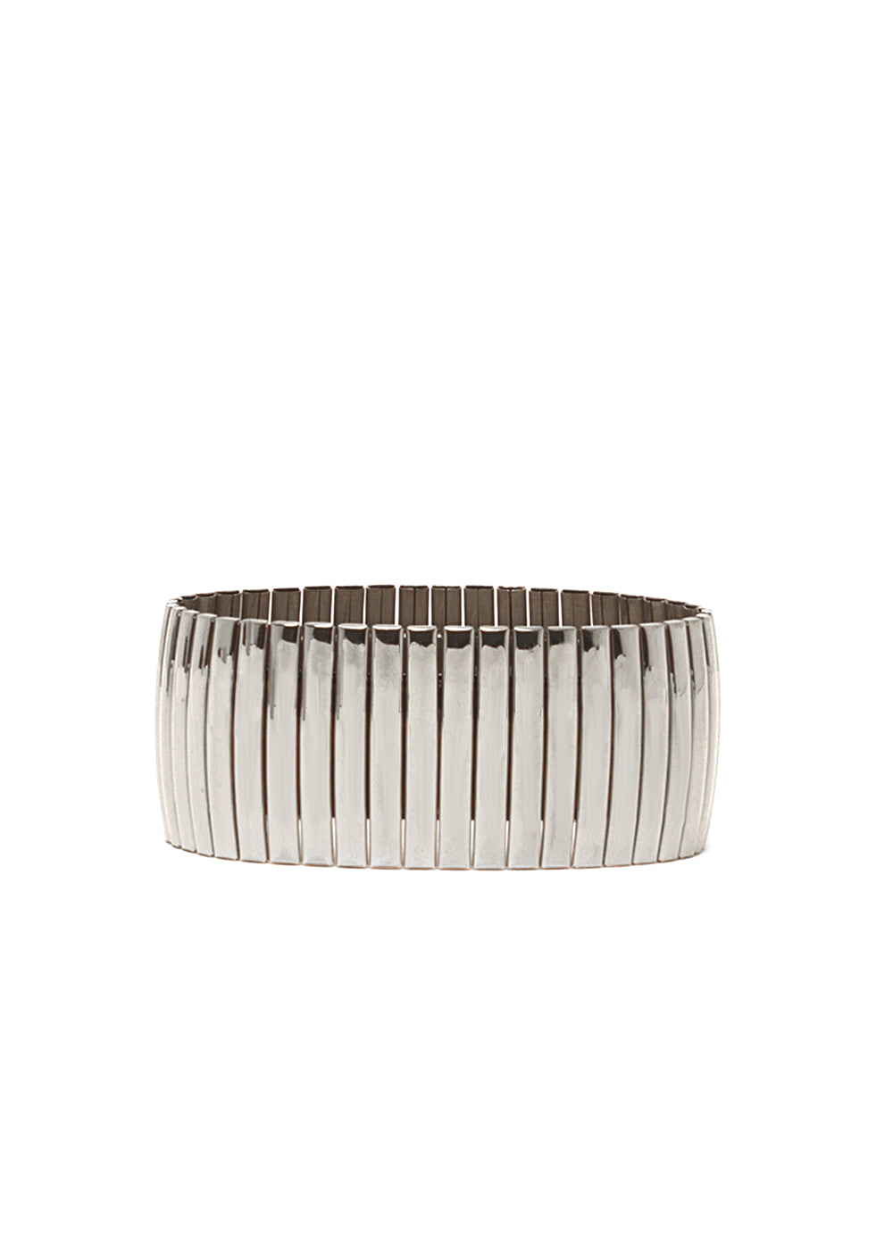 Nalí JARA ELASTIC BRACELET IN SILVER STAINLESS STEEL