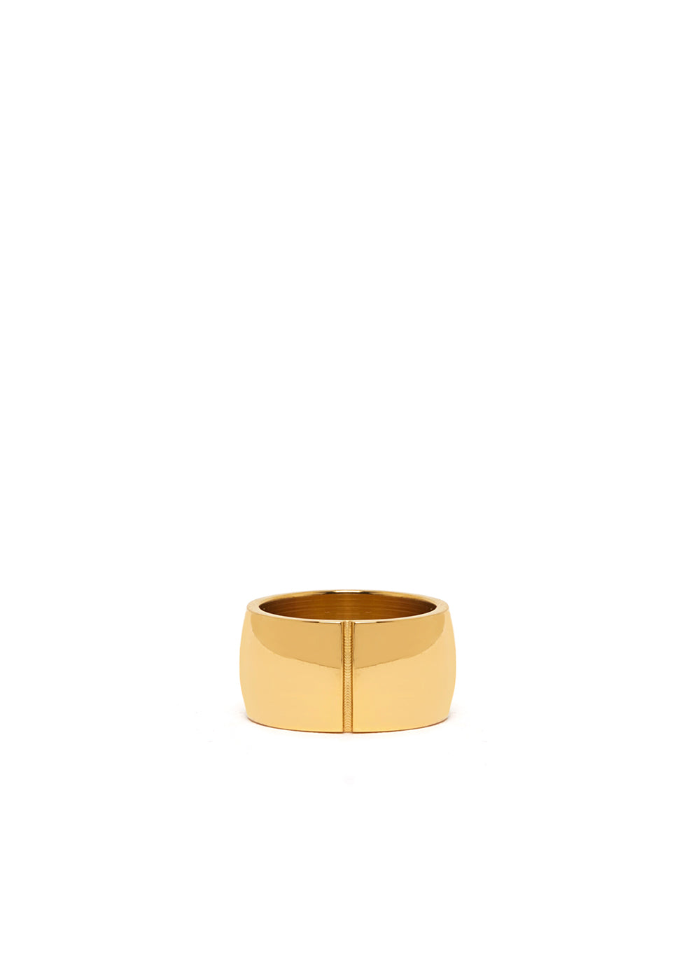 Nalí RAYA DOUBLE RIGID RING IN GOLD STAINLESS STEEL