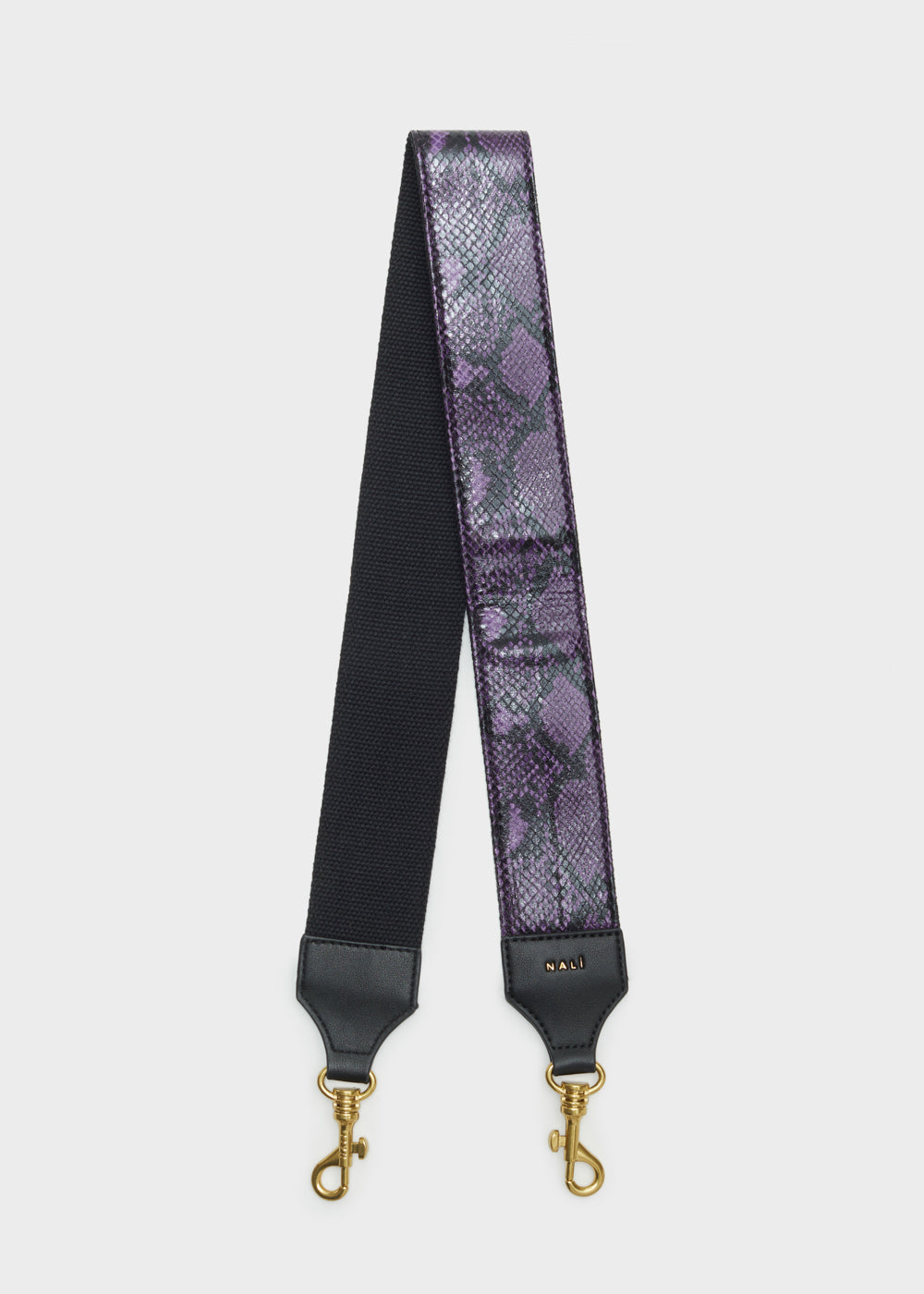 Nalí ADELINA STRAP W/ PURPLE SNAKE PRINT