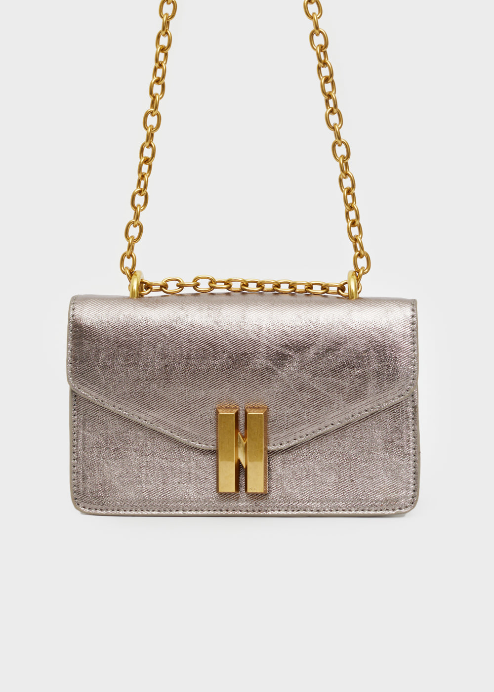 Nalí NATASHA CROSS-BODY BAG METAL + COLORS