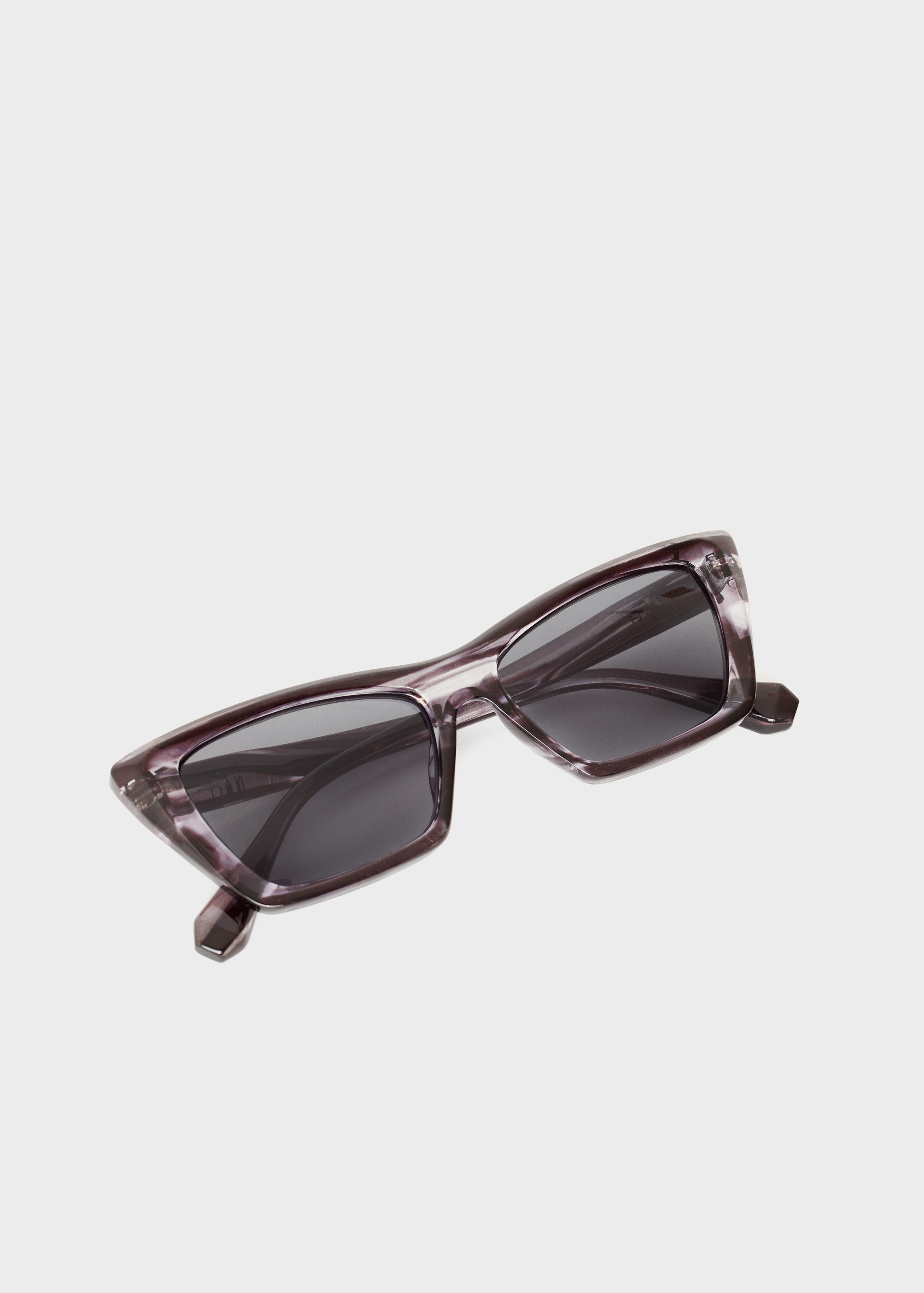 Nalí JINA RECTANGULAR GRAY SUNGLASSES